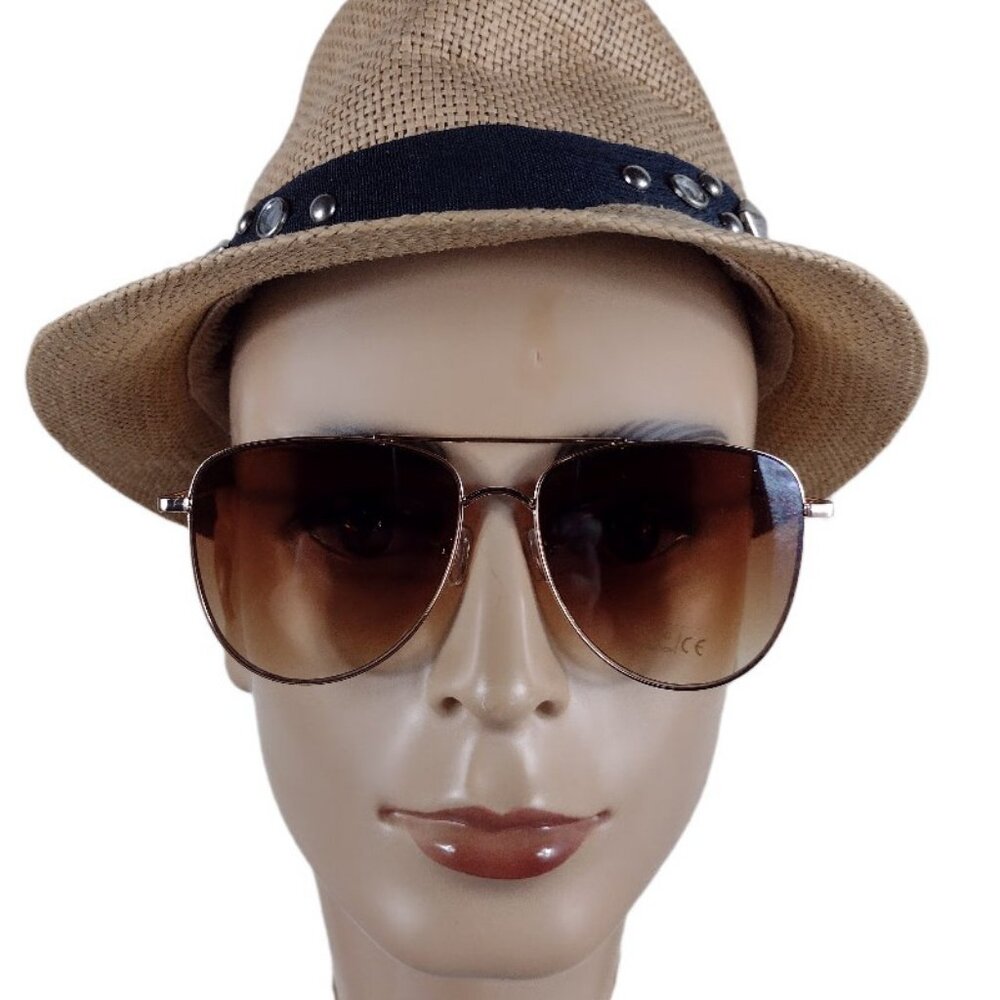 DAZEY SHADES AVIATOR GOLD  METAL SUNGLASSES #DS188